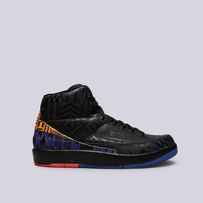 мужские черные кроссовки Jordan 2 Retro BHM BQ7618-007 - цена, описание, фото 1